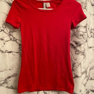 Red H&M shirt. Barely worn, nothing wrong with the shirt.
